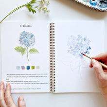 Load image into Gallery viewer, Flowers Watercolor Book