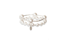 Load image into Gallery viewer, 12mm White Pearl Blessing Bracelet: S