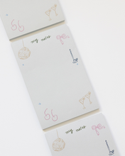Load image into Gallery viewer, Disco Bow Notepad