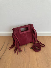 Load image into Gallery viewer, Zh leather Bags - LILLY MINI - suede: Cognac/ leather