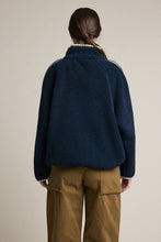 Load image into Gallery viewer, Contrast Trim Sherpa Zip-Up Jacket