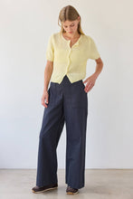 Load image into Gallery viewer, Navy Wide Leg Pants