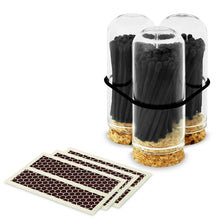 Load image into Gallery viewer, Thankful Greetings - 2" Matches + Mini Cloche - Colors of Your Choice + Strikers: Black Tip