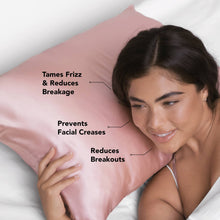 Load image into Gallery viewer, Satin Pillowcase - Blush