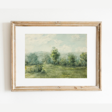 Load image into Gallery viewer, Lush Green Landscape Antique Print