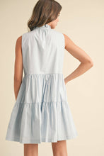 Load image into Gallery viewer, &MERCI - FLORAL EMBROIDERY TIERED MINI DRESS MDR3841: Off White / M