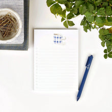 Load image into Gallery viewer, Gingham Mug Notepad