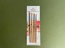Load image into Gallery viewer, Breathe People - 5-Piece Round Watercolor Brush Set, Full Range, Sizes 0-8