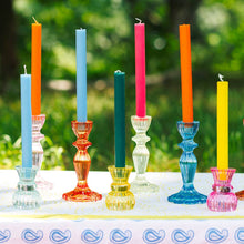 Load image into Gallery viewer, Small Pink Glass Candle Holder - Valentine's Day Gift
