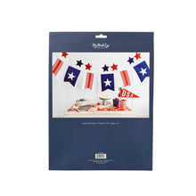 Load image into Gallery viewer, Hamptons Oversized Outdoor Fabric Flag Pennant Bann