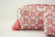 Load image into Gallery viewer, Apricot Blush Travel Make UP Bag
