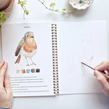 Load image into Gallery viewer, Birds Watercolor Book