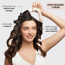Load image into Gallery viewer, Satin Heatless Curling Set - Sunset Tie Dye