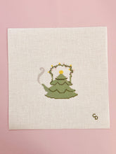 Load image into Gallery viewer, Christmas Tree Tea Kettle 18 Mesh Needlepoint Canvas