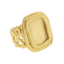 Load image into Gallery viewer, Susan Shaw - Handcast Gold Adjustable Ring