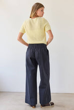 Load image into Gallery viewer, Navy Wide Leg Pants