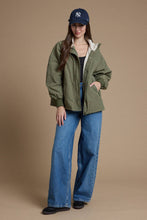 Load image into Gallery viewer, RAISONNEL - Cozy Fleece-Lined Zip & Snap Jacket - RJ1201: BEIGE / S-M-L (3-2-1)