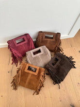 Load image into Gallery viewer, Zh leather Bags - LILLY MINI - suede: Cognac/ leather