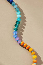 Load image into Gallery viewer, JOSSLYN by wall to wall - NATURAL AGATE GLASS SEMI PRECIOUS BEAD NECKLACE | 80N896: 1E