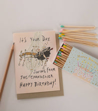 Load image into Gallery viewer, Chandelier Greeting Card