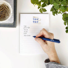 Load image into Gallery viewer, Gingham Mug Notepad