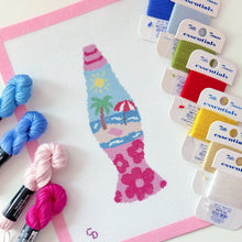 Load image into Gallery viewer, Summer Lava Lamp Needlepoint Canvas