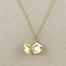 Load image into Gallery viewer, GoldFi - 18k Gold Filled Round Locket Necklace