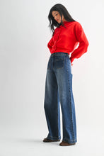 Load image into Gallery viewer, Micro Patch Pocket Wide Leg Jean