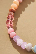 Load image into Gallery viewer, JOSSLYN by wall to wall - NATURAL AGATE GLASS SEMI PRECIOUS BEAD NECKLACE | 80N896: 1E
