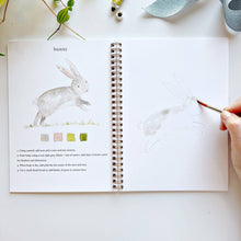 Load image into Gallery viewer, Animals Watercolor Book