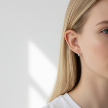 Load image into Gallery viewer, GoldFi - 18k Gold Filled Mini CZ Clicker Earrings