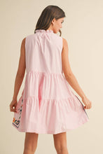 Load image into Gallery viewer, &MERCI - FLORAL EMBROIDERY TIERED MINI DRESS MDR3841: Off White / M