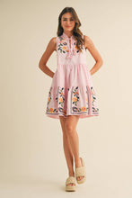 Load image into Gallery viewer, &MERCI - FLORAL EMBROIDERY TIERED MINI DRESS MDR3841: Off White / M