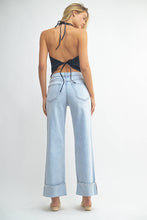 Load image into Gallery viewer, Cuffed Wide Leg Jean