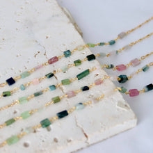 Load image into Gallery viewer, Tourmaline Chip Necklace