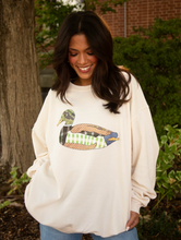 Load image into Gallery viewer, Mallard Duck Patchwork Sweatshirt
