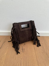 Load image into Gallery viewer, Zh leather Bags - LILLY MINI - suede: Dark Brown