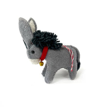 Load image into Gallery viewer, Donkey Felt Wool Christmas Ornament