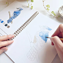 Load image into Gallery viewer, Birds Watercolor Book