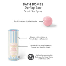 Load image into Gallery viewer, Petit Bonbon Darling Blue Bath Bombs
