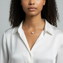 Load image into Gallery viewer, GoldFi - 18k Gold Filled Solitaire Pearl Necklace