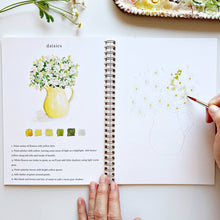 Load image into Gallery viewer, Flowers Watercolor Book
