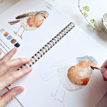 Load image into Gallery viewer, Birds Watercolor Book