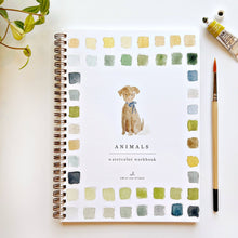 Load image into Gallery viewer, Animals Watercolor Book