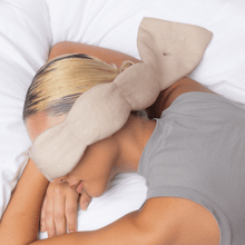 Load image into Gallery viewer, nodpod Latte Weighted Sleep Mask -