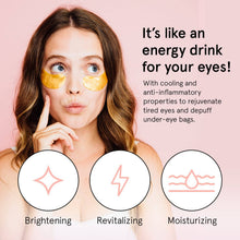 Load image into Gallery viewer, Gold Energizing Under Eye Masks