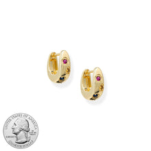 Load image into Gallery viewer, Bracha Ely Gem Huggies