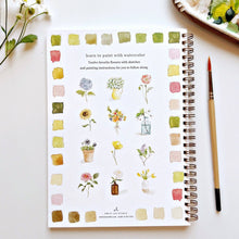 Load image into Gallery viewer, Flowers Watercolor Book