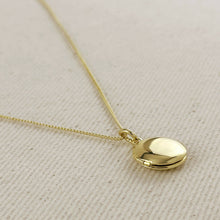 Load image into Gallery viewer, GoldFi - 18k Gold Filled Round Locket Necklace