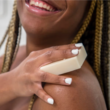 Load image into Gallery viewer, Exfoliating Sugar Scrub Bar - Oatmeal Milk & Honey Scent